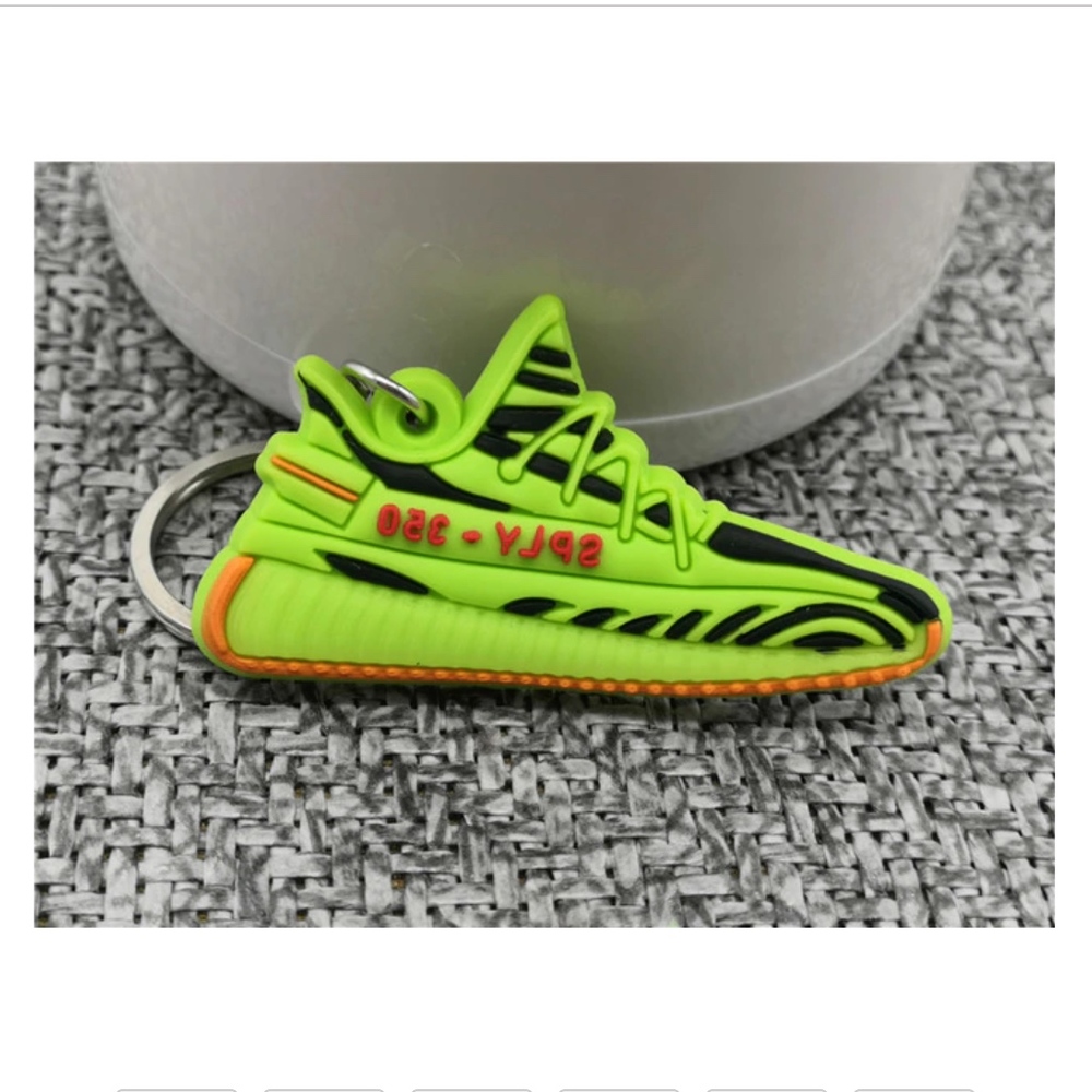 Runners High Neon Rubber Keychain